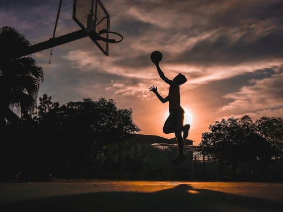 Dubai Sports City Basketball Half Court